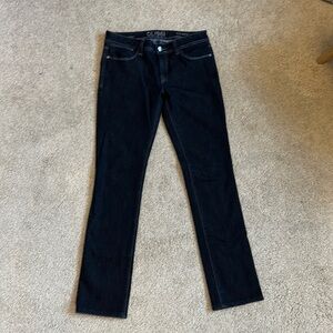 DL 1961 dark wash Grace high rise straight jeans sz 29
